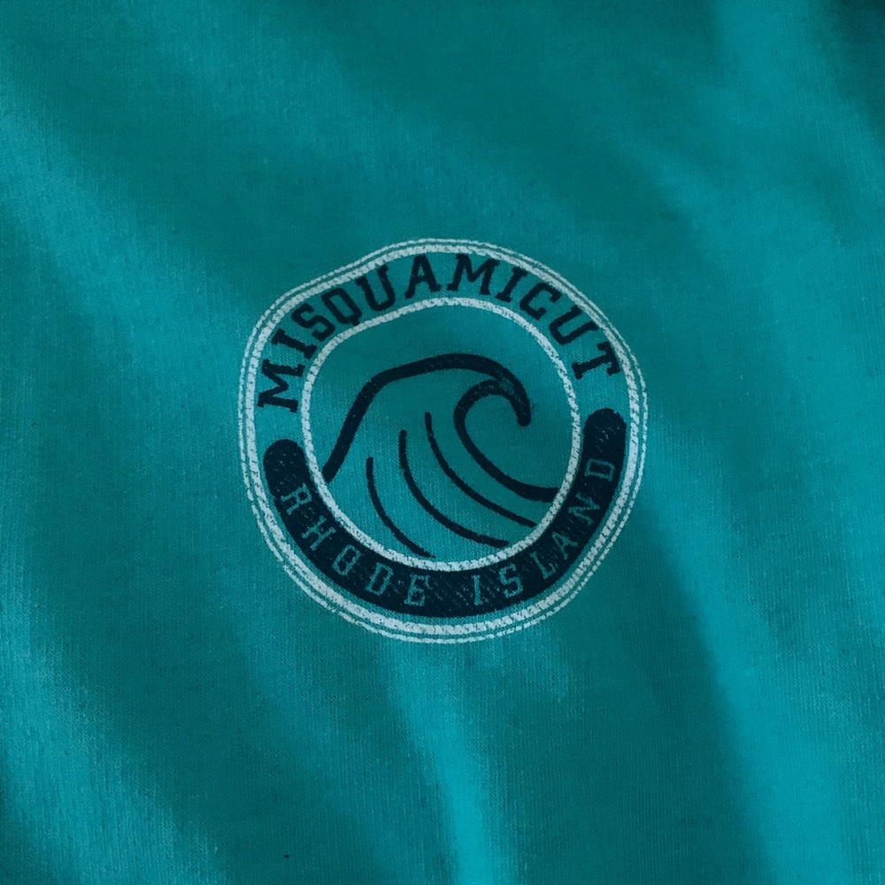 Teal Misquamicut Rhode Island hoodie men’s medium new